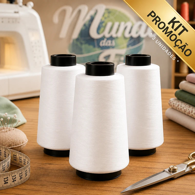 KIT 3 CONES BRANCO