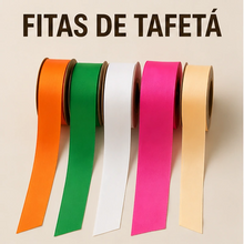 Upload image to gallery viewer, FITA DE TAFETÁ 10MM 50 METROS Diversas cores
